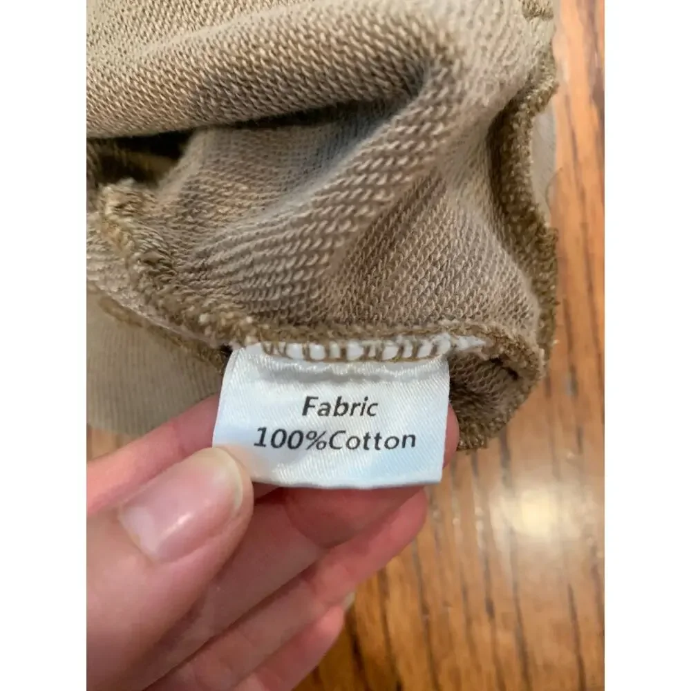 Olive + Scout Harlow Cotton Jogger Set | Light Brown | 18-24 months